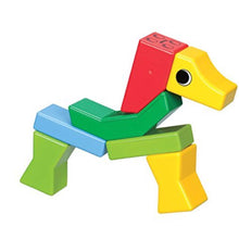 Load image into Gallery viewer, People Blocks Zoo Animals 17 Pc Block Set
